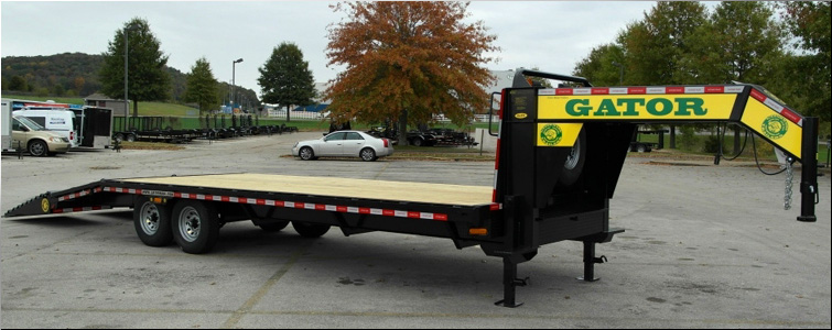 Gooseneck flat bed trailer for sale14k  Jackson County, North Carolina